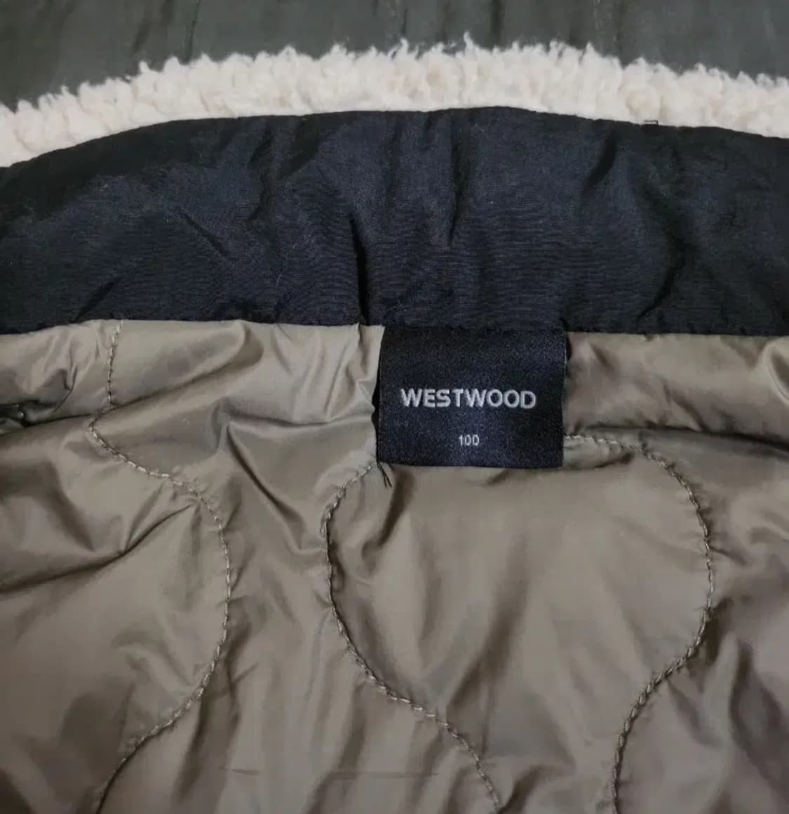 웨스트우드 양털 후리스 패딩 자켓 L 상품이미지6