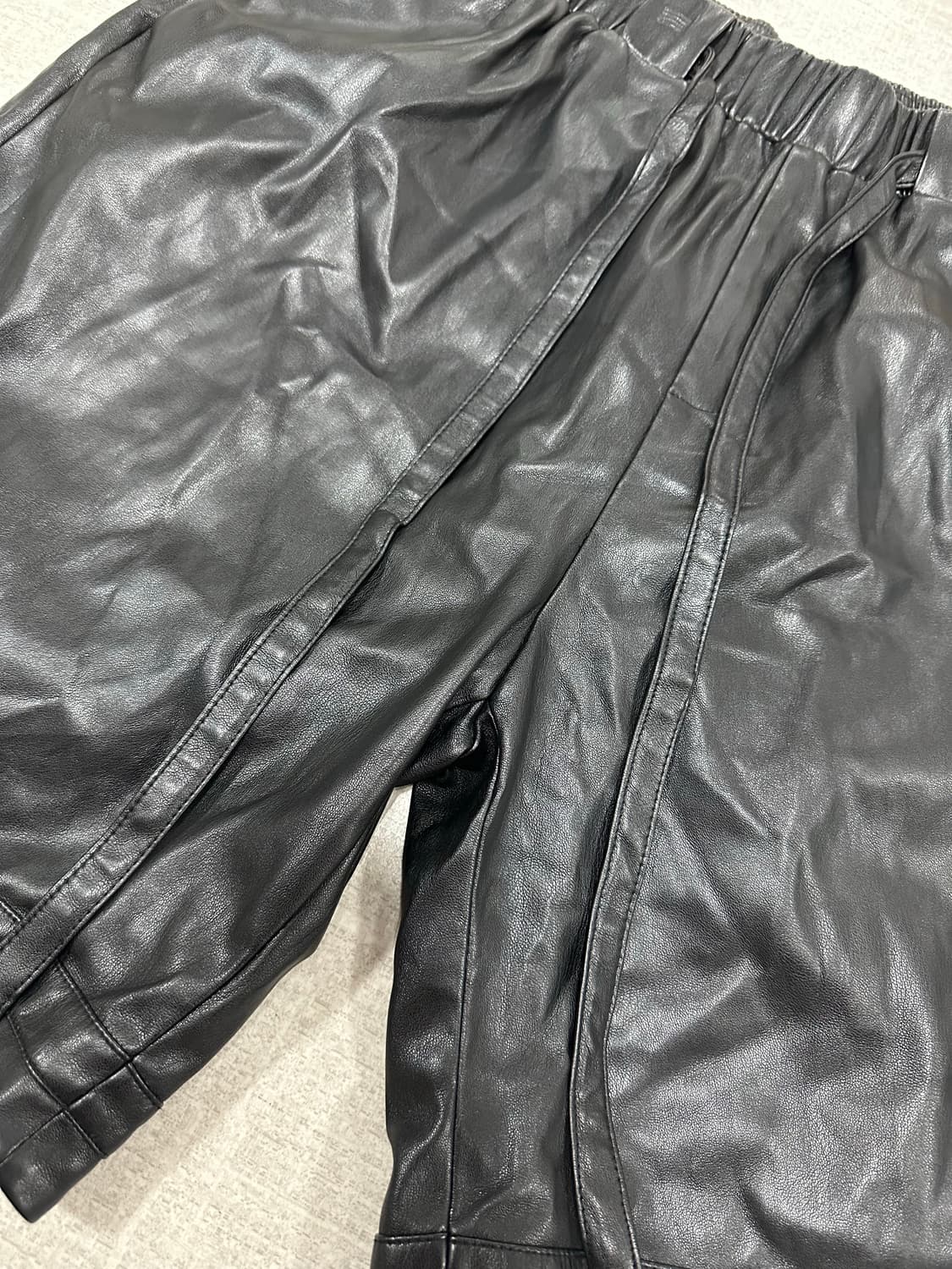 GALLIANO LANDOR 인조가죽 밴딩 팬츠 상품이미지6