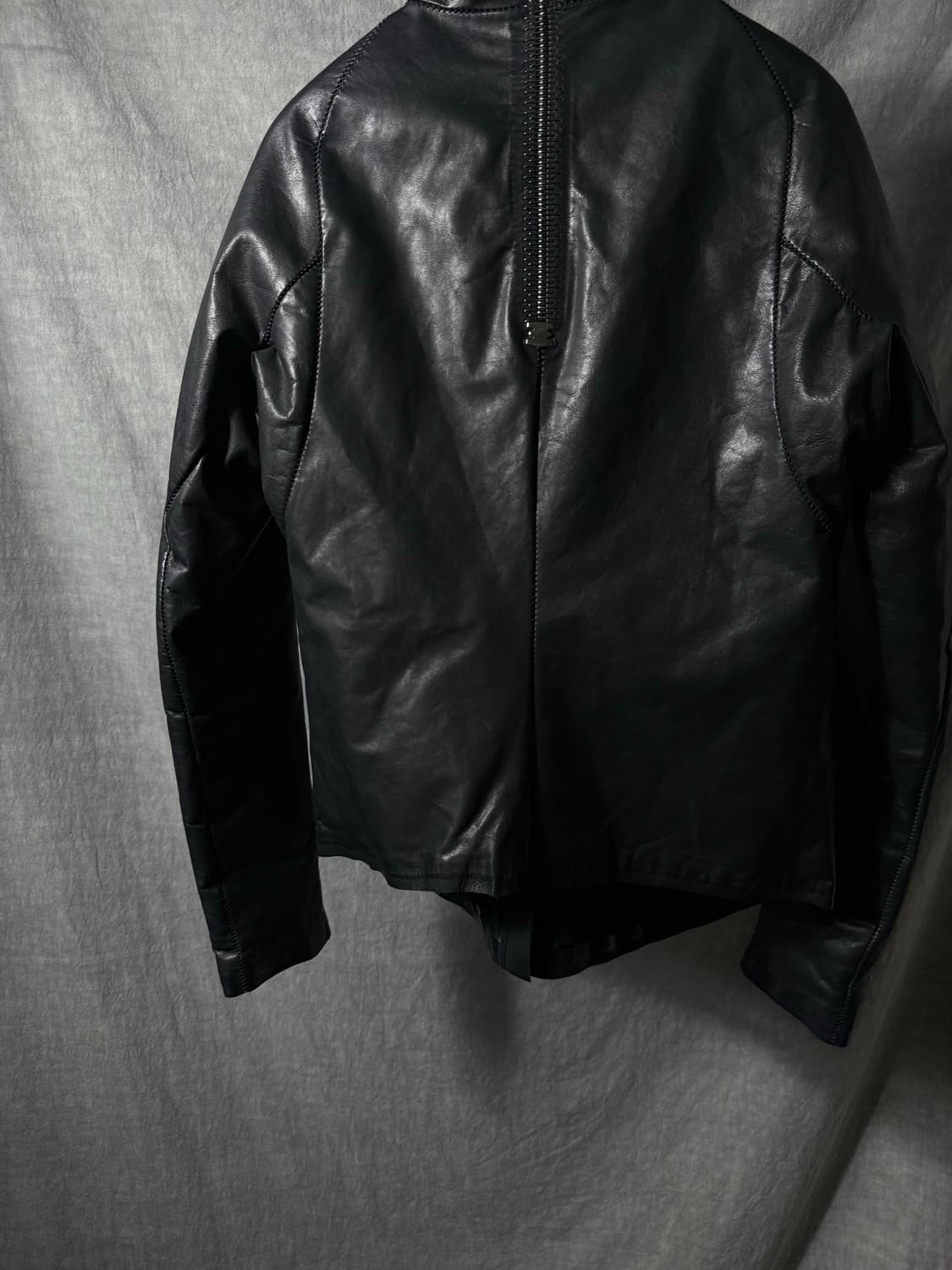 ISAAC SELLAM Down Leather Jacket 상품이미지9