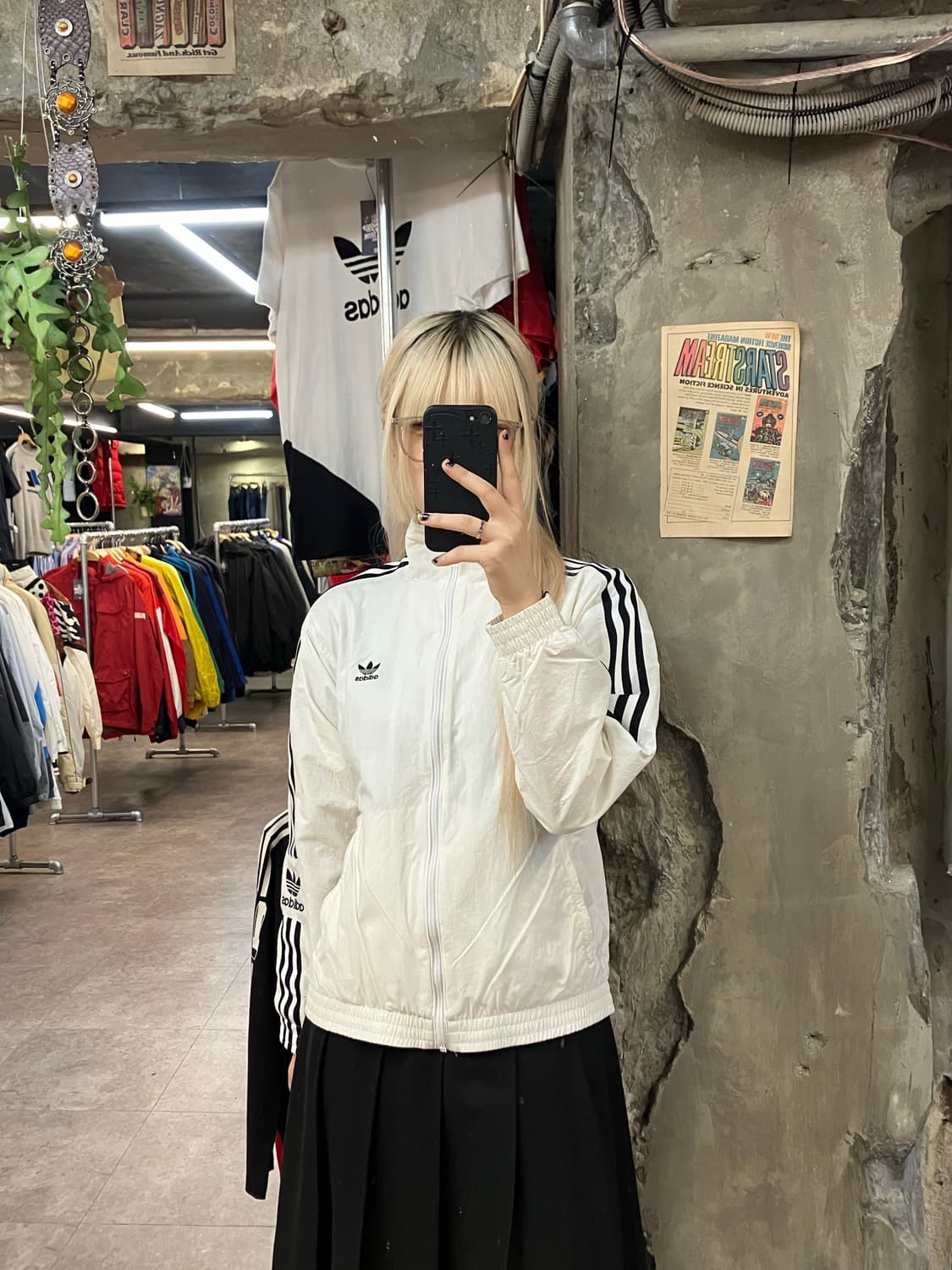 아디다스 점퍼 화이트 S  #csz1811 상품이미지2