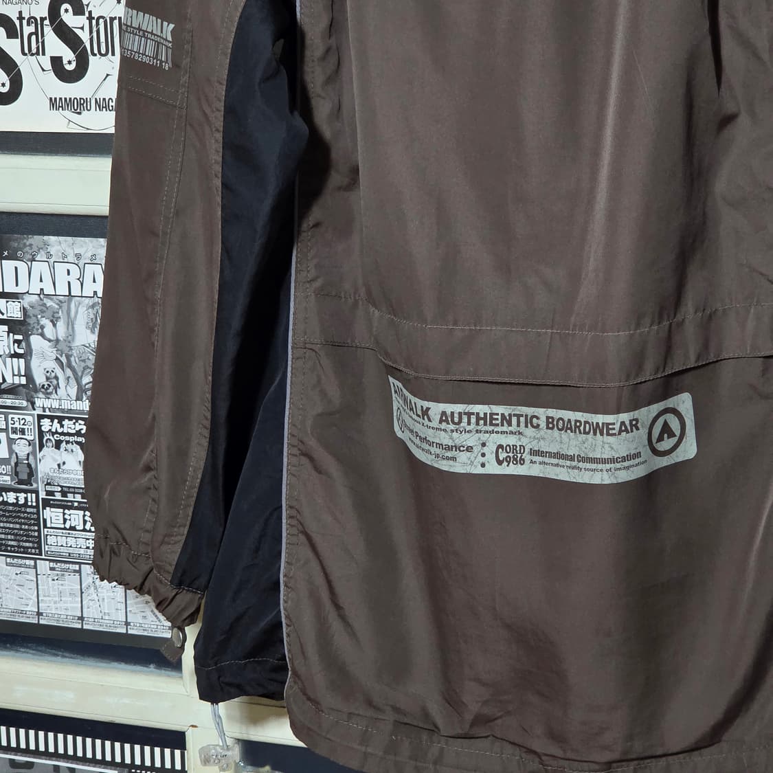 JPN 에어워크 카키 블랙 바람막이 자켓 상품이미지9