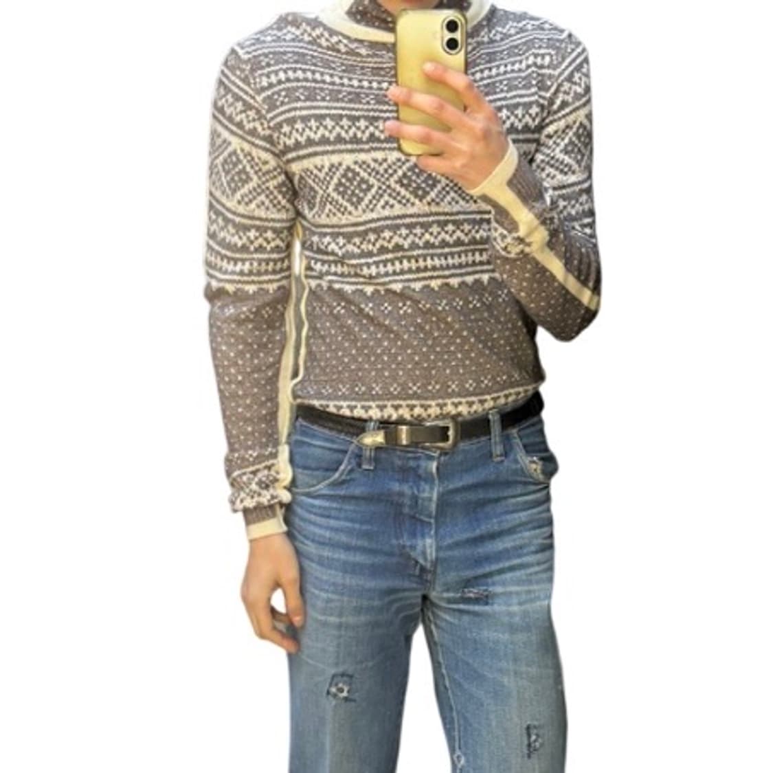 돌체앤가바나 프린팅 자카드 패턴 터틀넥 롱슬리브 46 상품이미지2