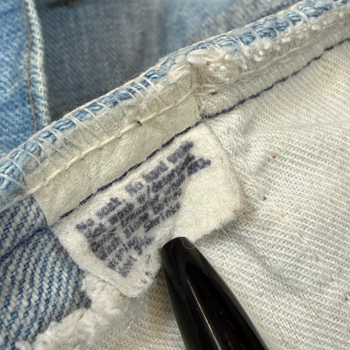 70s levis 리바이스 646 벨바텀 오렌지탭 부츠컷 데님 상품이미지6