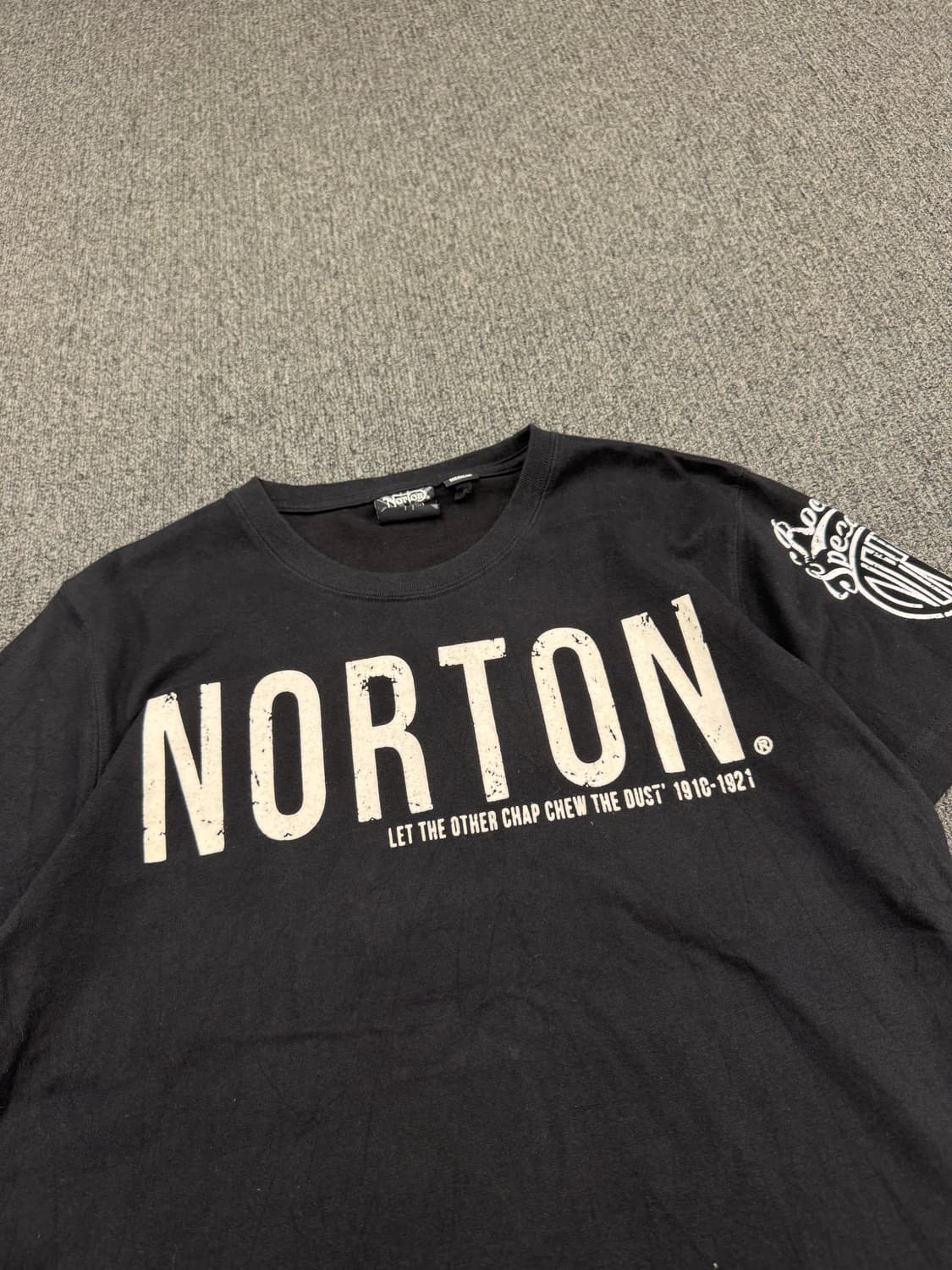 M)Norton 빈티지 프린팅 여성 반팔 상품이미지2