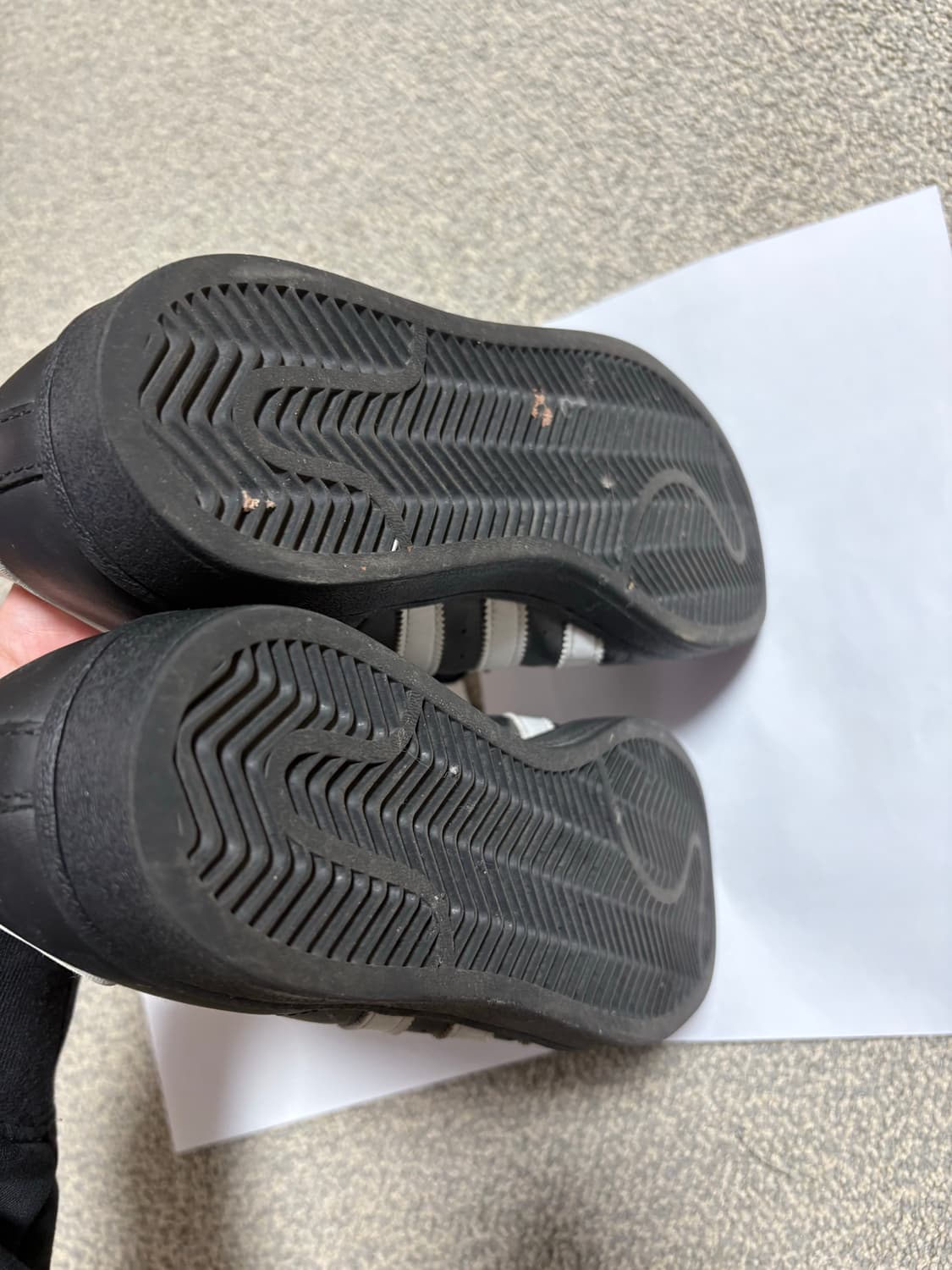 아디다스 슈퍼스타 블랙 화이트 255 상품이미지4