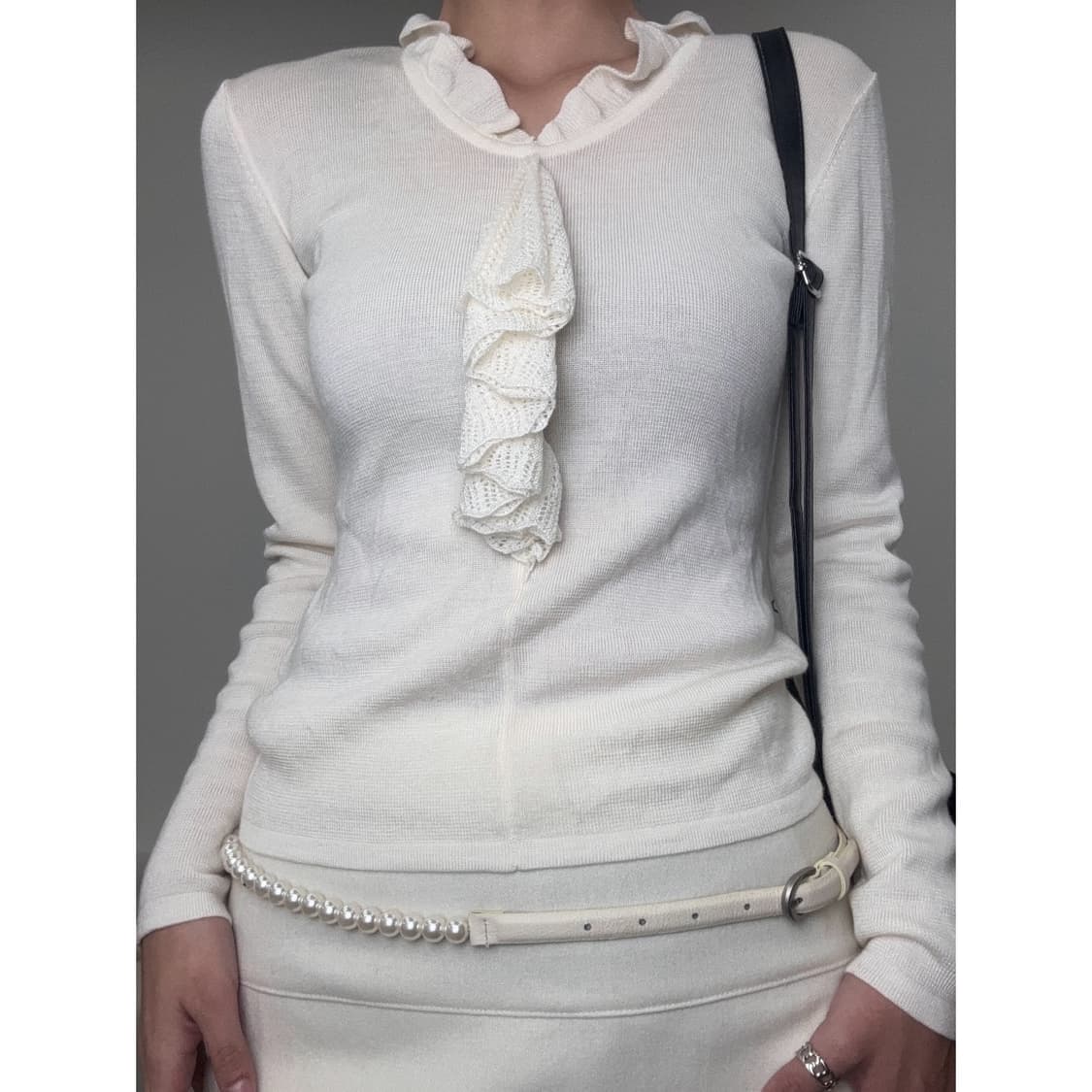 빈티지 아이보리 롱슬리브 니트 상품이미지1