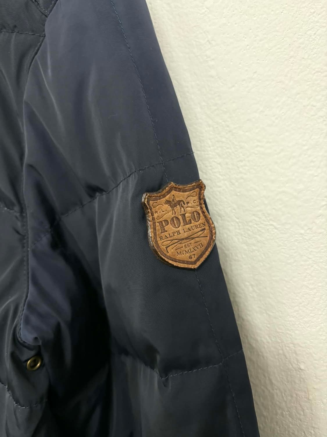 [S] 폴로 랄프로렌 레더 다운 패딩 자켓 상품이미지4