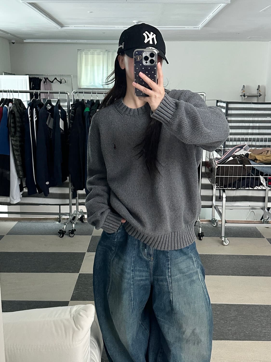 폴로 랄프로렌 그레이 헤비코튼 니트  상품이미지10