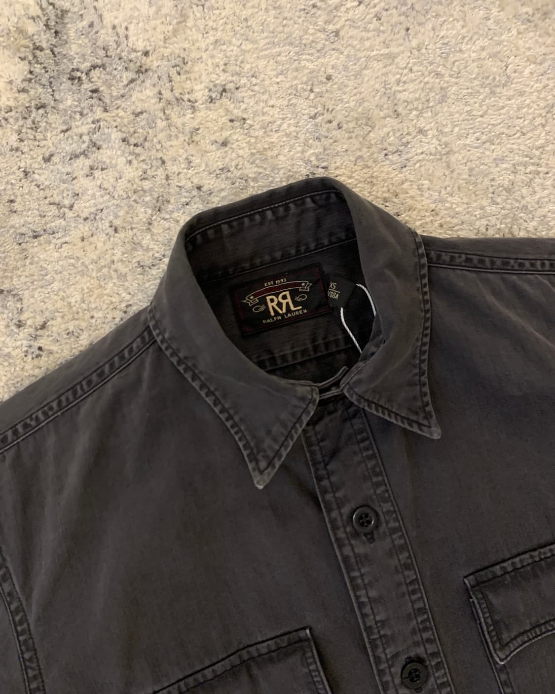 RRL 반팔 워크 셔츠 상품이미지4