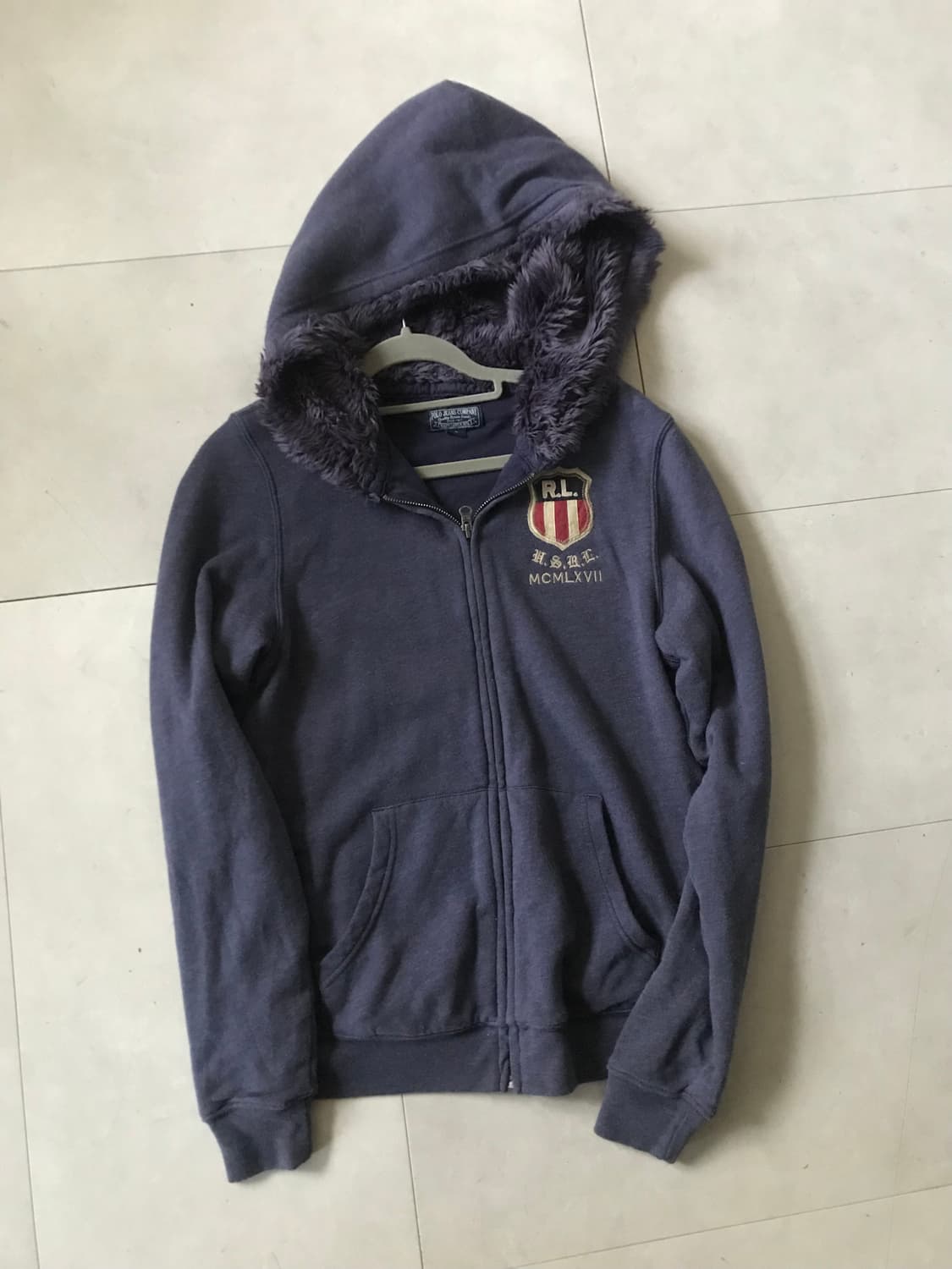 폴로 빅로고 울프죠 후드집업 상품이미지8