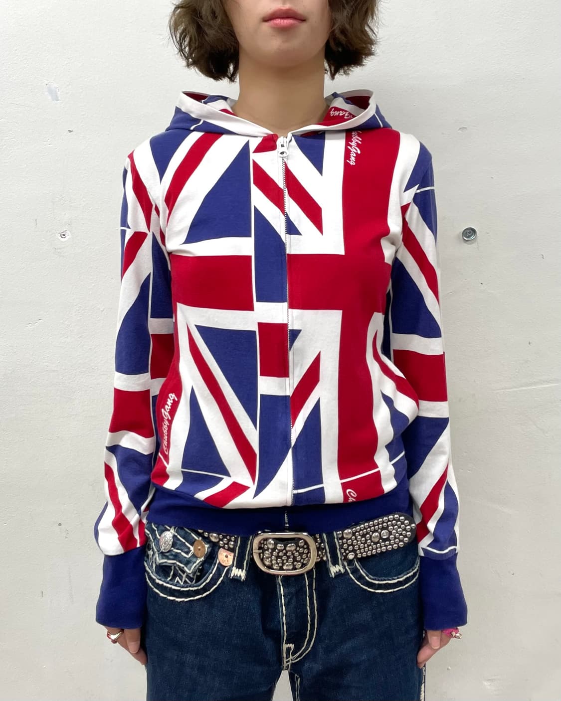 Big American Flag Hooded Zip-Up 상품이미지2