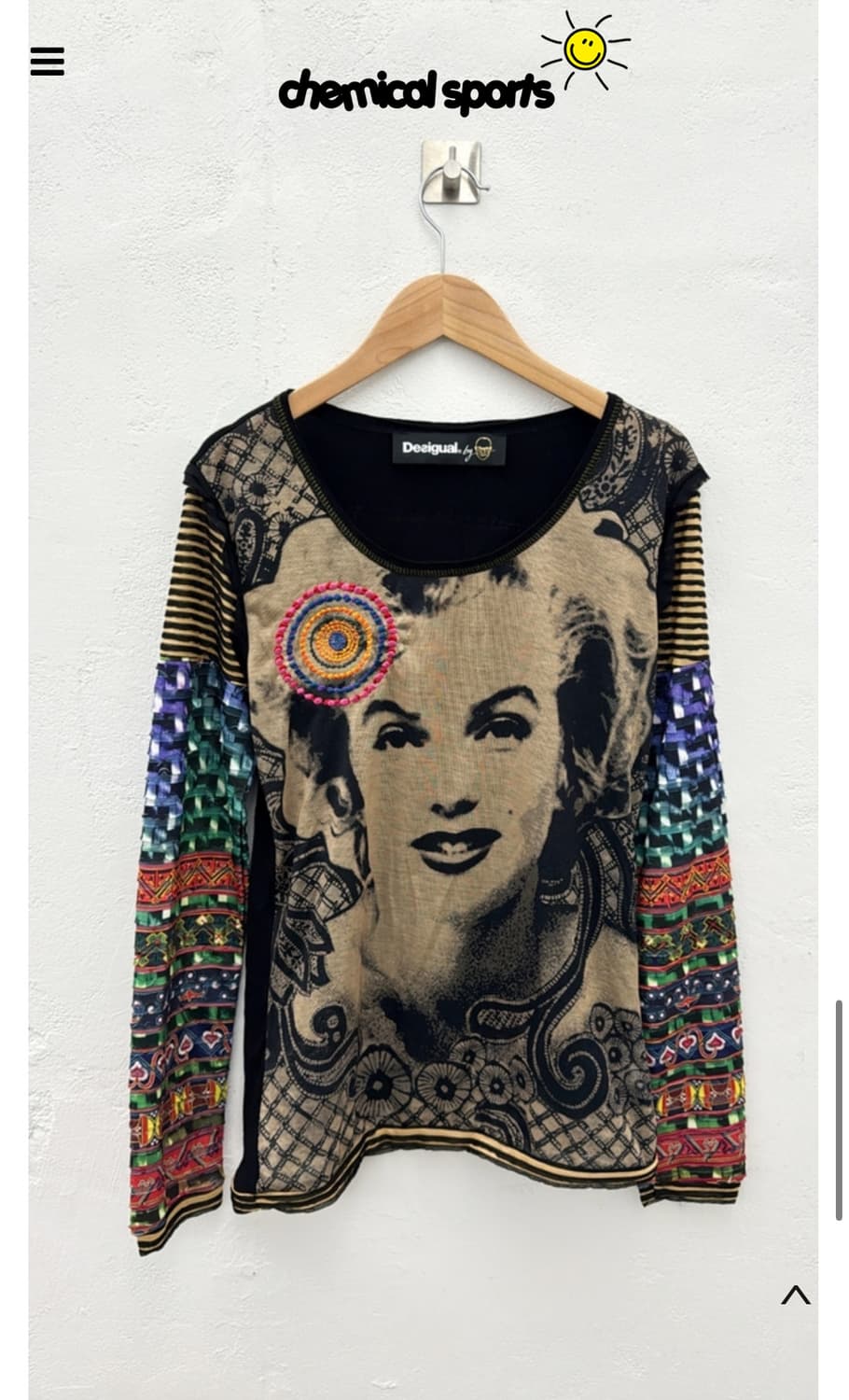 케미컬스포츠 desigual 콜라주 티셔츠 상품이미지1