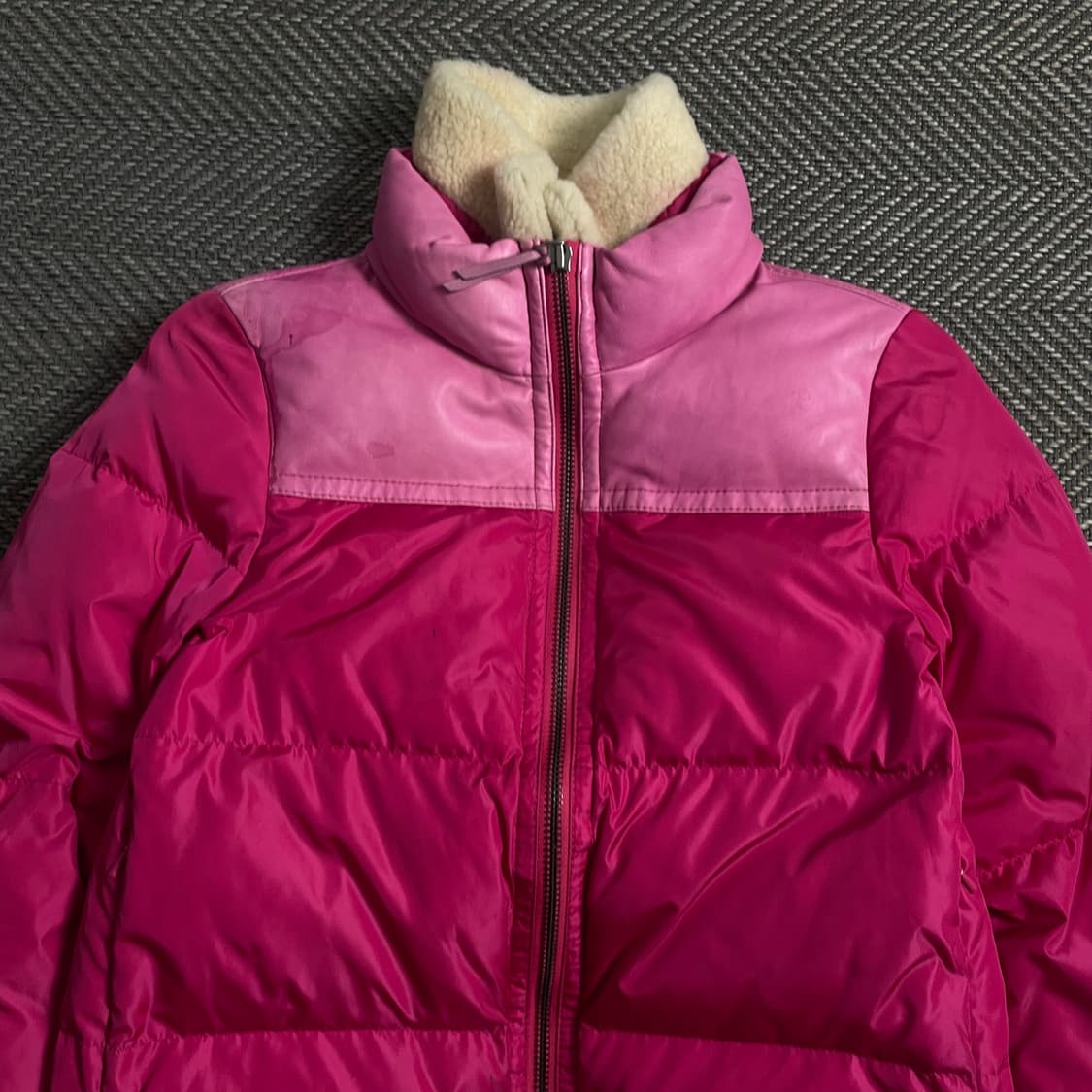 코치 우먼스 다운 푸퍼 크롭 패딩 핑크o 4230 상품이미지5