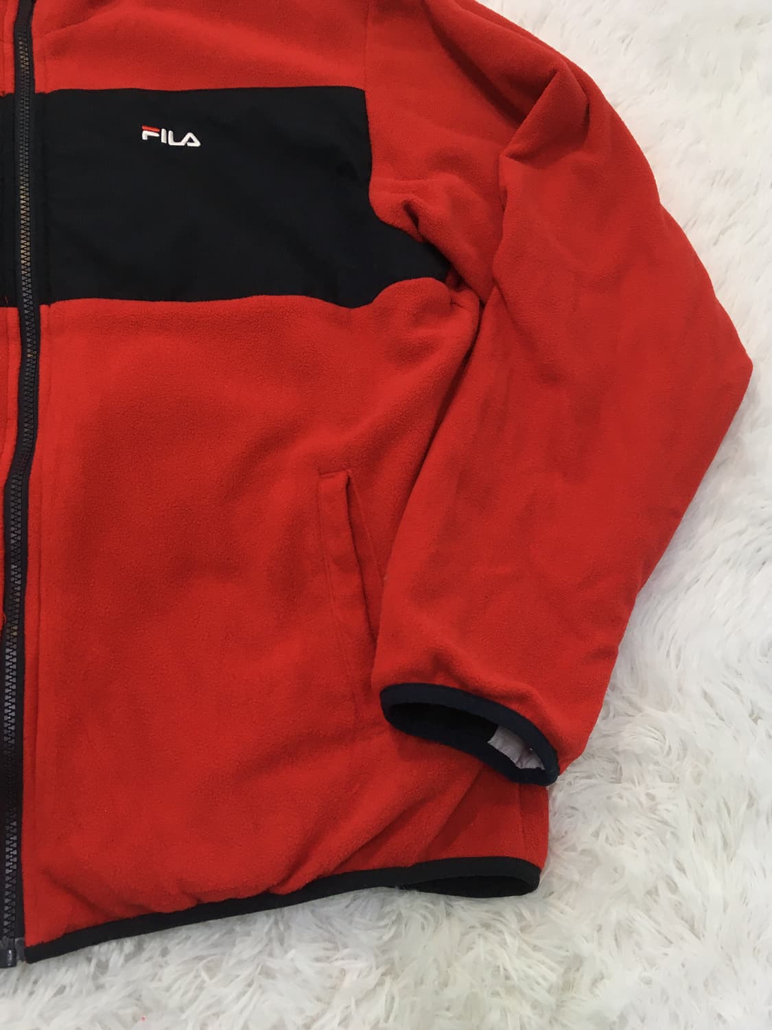 빈티지 네이비 휠라 양면 점퍼 y2k 스트릿 갸루 펑키 일본빈티지688  상품이미지8