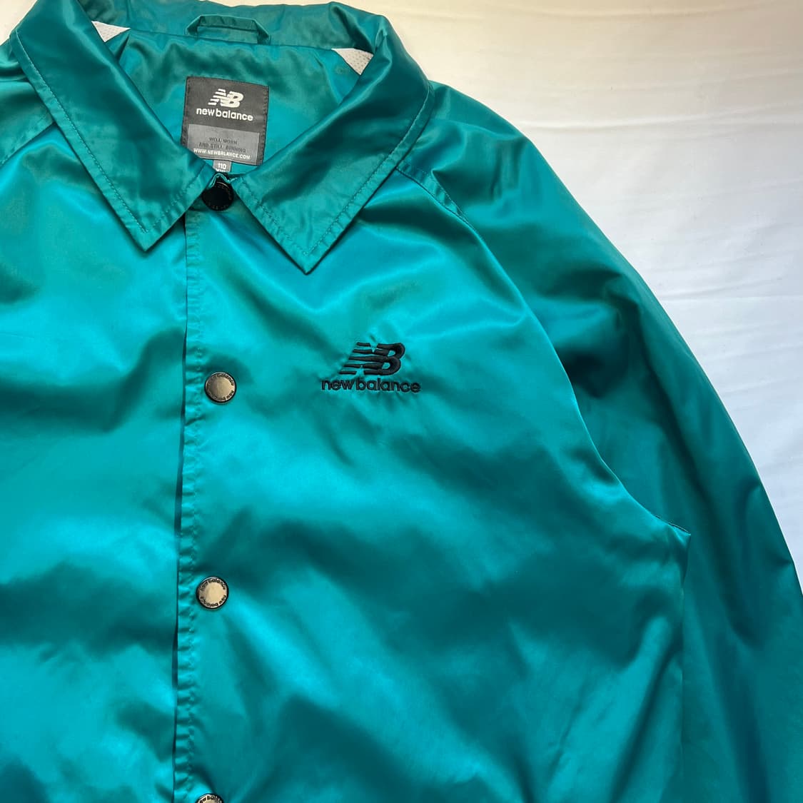 [110/2XL]뉴발란스 청록 코치 자켓 상품이미지3