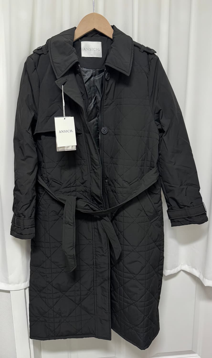 [새상품] 안지크 캐시미어 패딩 트렌치 상품이미지10