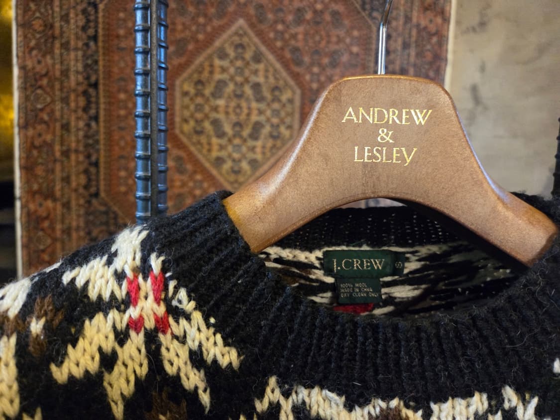 90'S 올드 제이크루 노르딕패턴 니트  상품이미지3