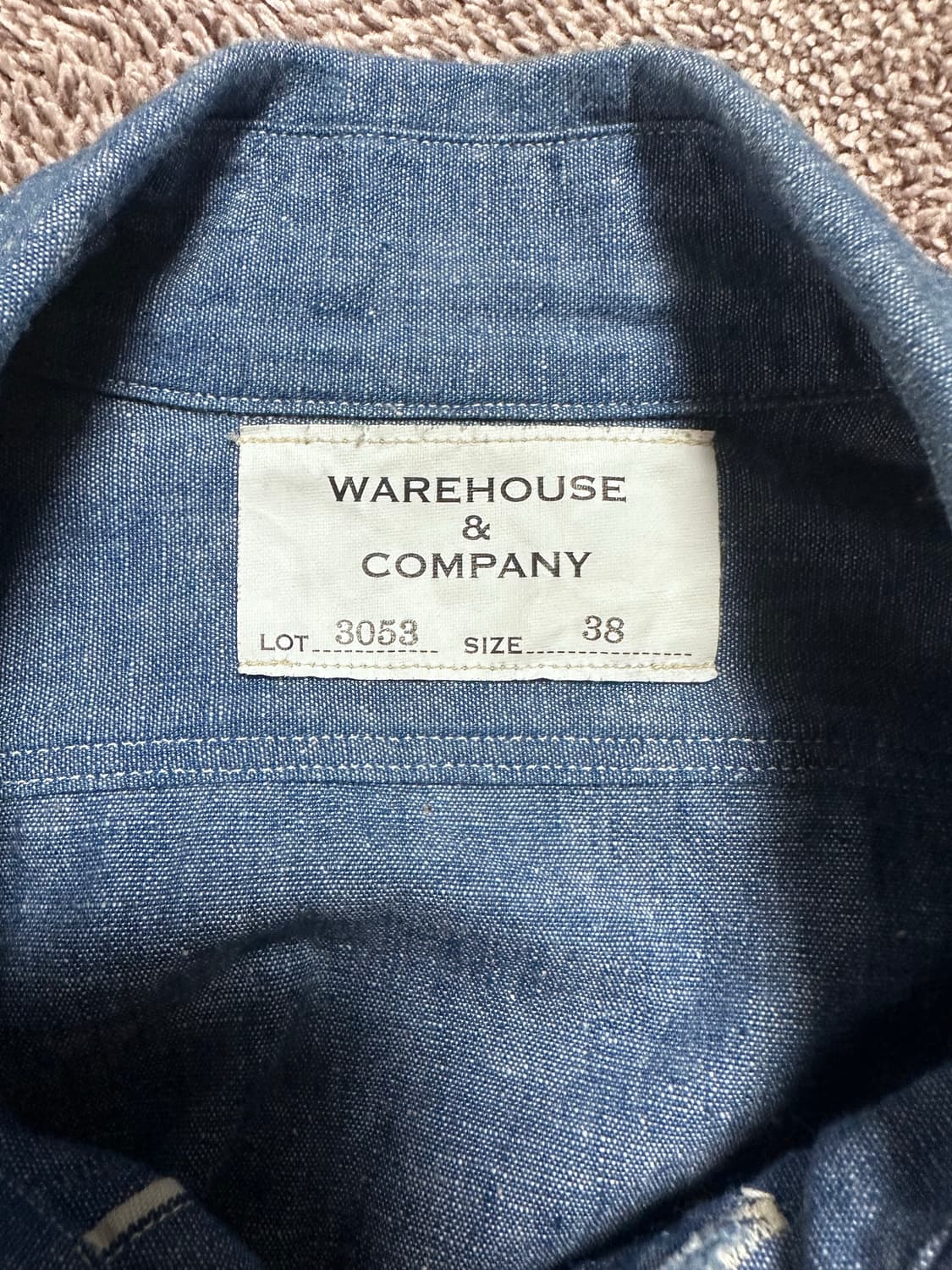 warehouse & co, lot 3053 샴브레이 38 상품이미지2