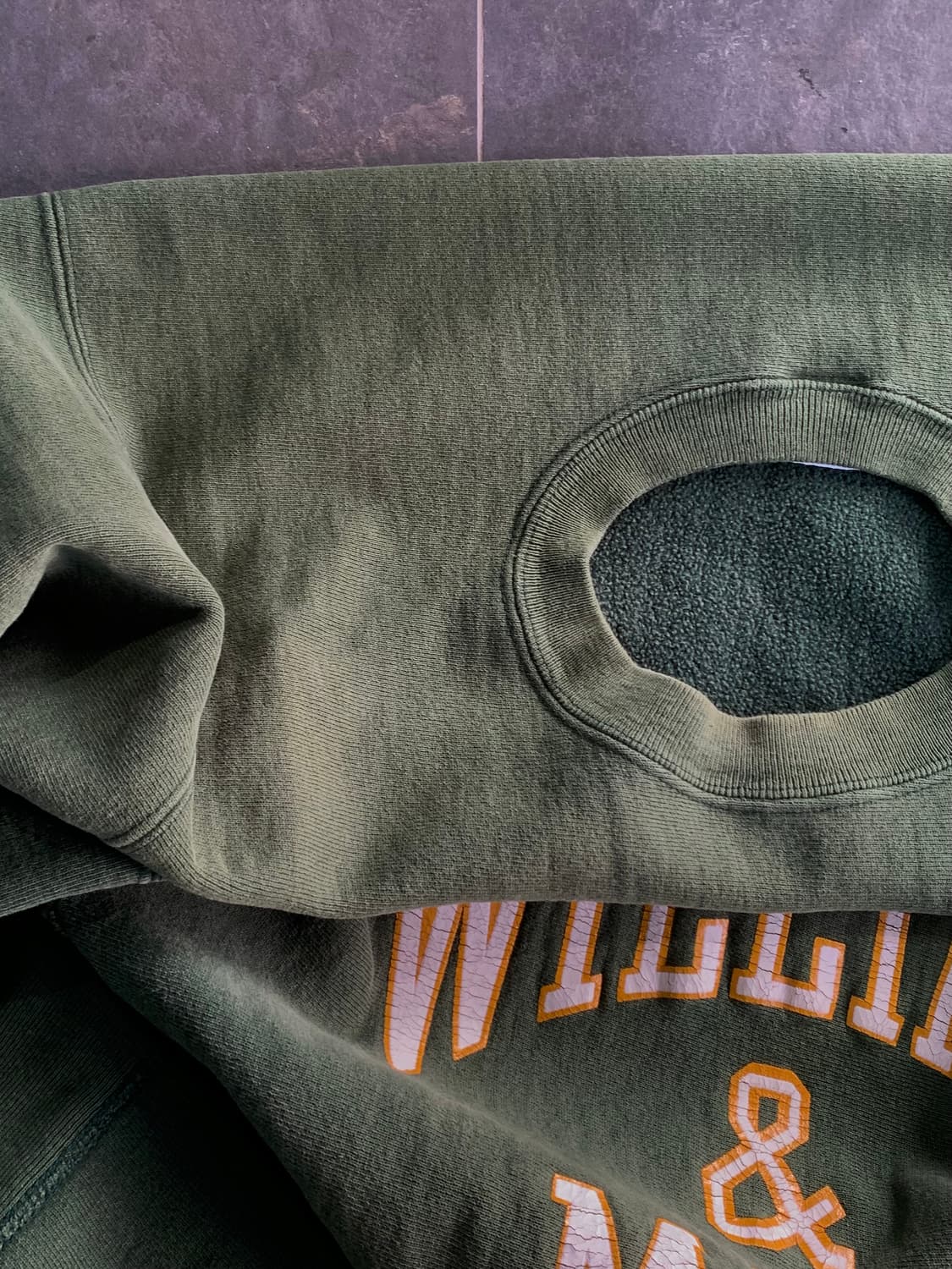 90s 챔피온 리버스위브 스웻셔츠 WILLIAM & MARY 상품이미지3