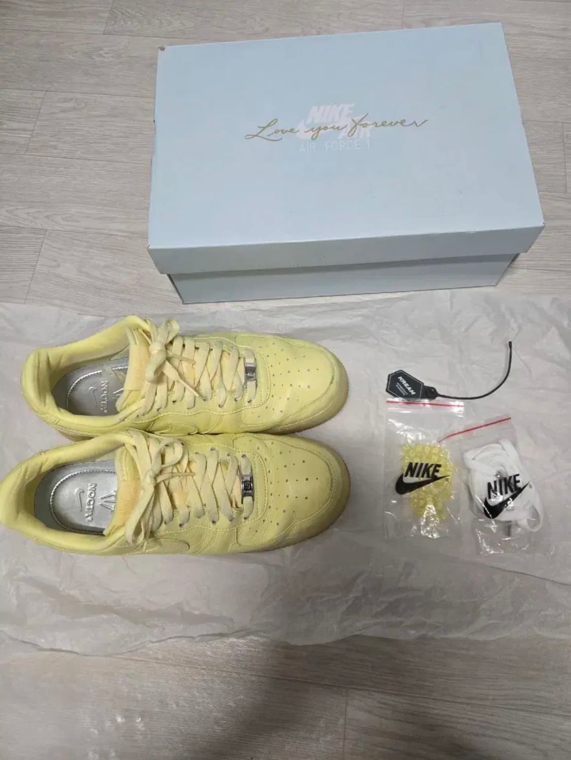 나이키 드레이크 녹타 시트론 에어포스 1 상품이미지4