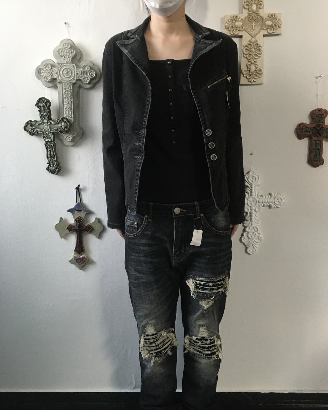 Dyed line detail jacket  상품이미지5