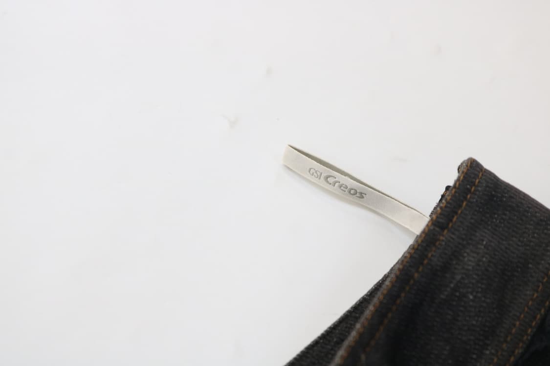 PRECIAR 빈티지 다크 브라운 티어드 패널 데님 롱 스커트 (38) 상품이미지6