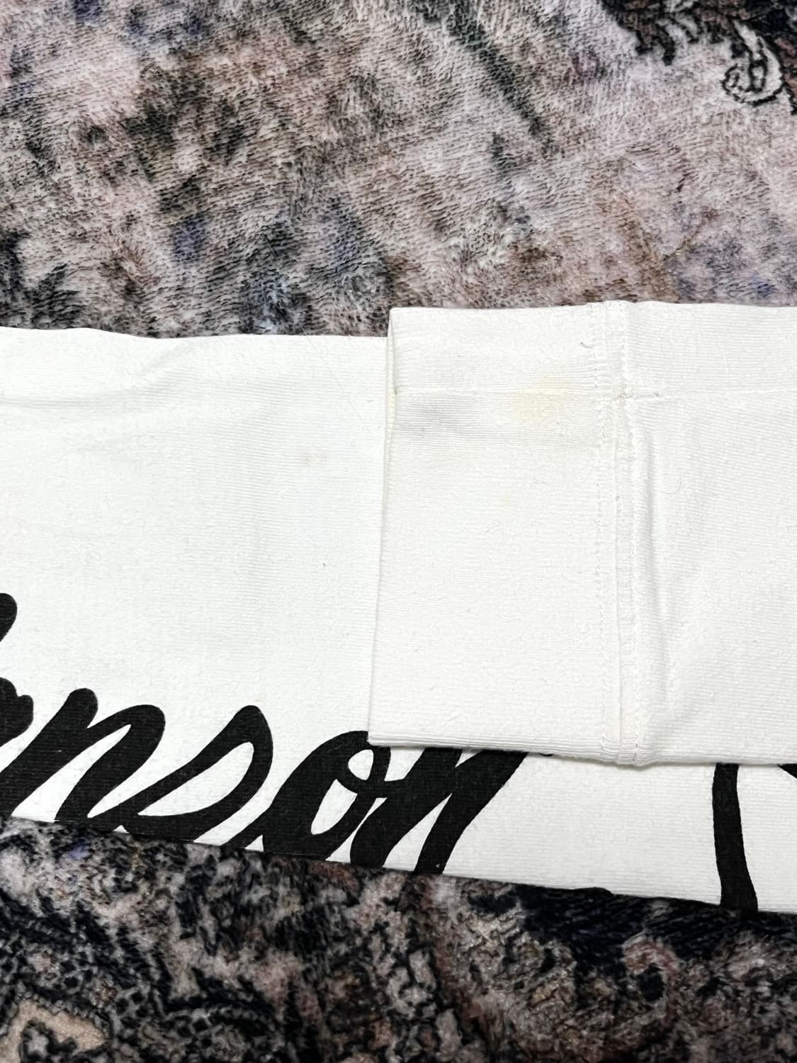 vanson 스컬 프린팅 화이트 롱슬리브 상품이미지6