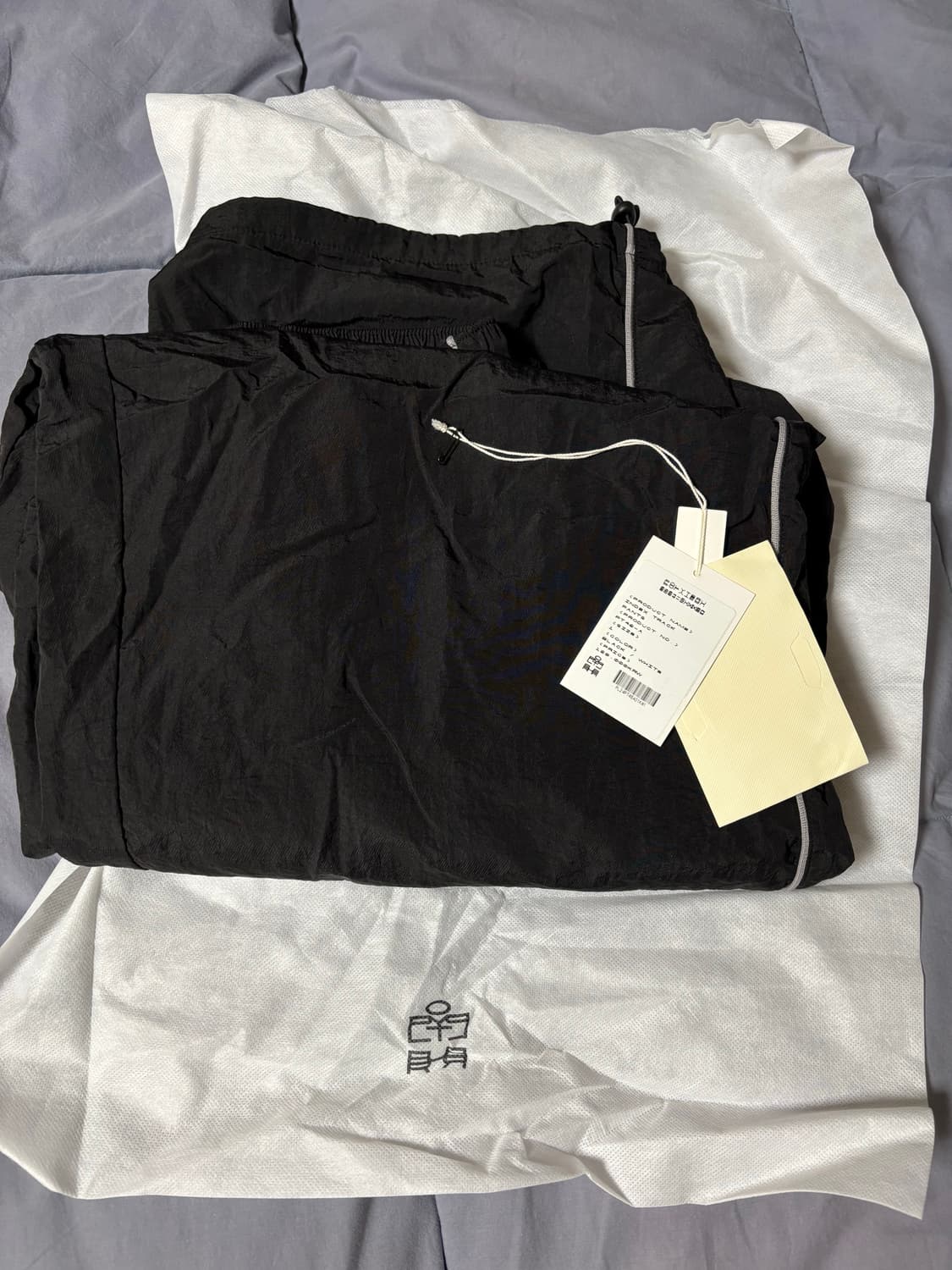 1 폴리테루 휴먼인덱스 트랙 팬츠 블랙 화이트 상품이미지5