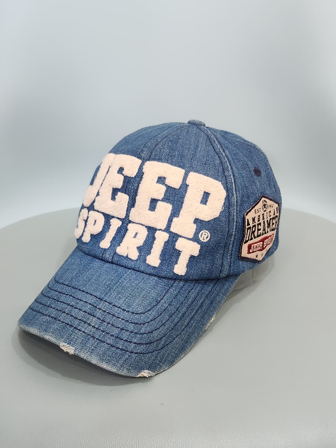 지프 JEEP 성조기 데님 볼캡 야구 모자 상품이미지1