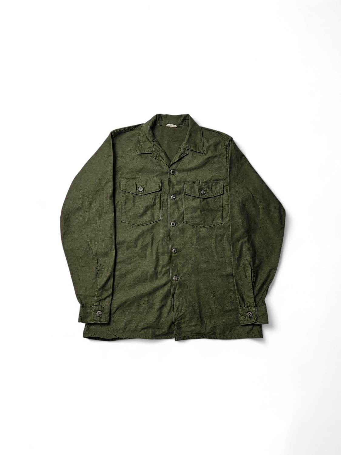 1960's 오리지널 OG107 백사틴 셔츠 16 1/2 105  상품이미지1