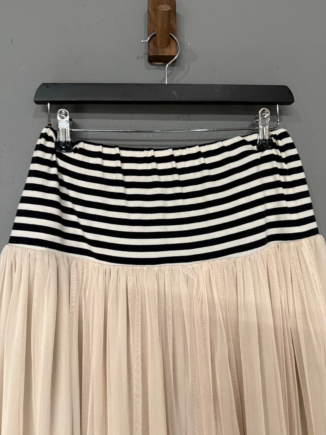 stripe pattern point sha skirt 상품이미지5