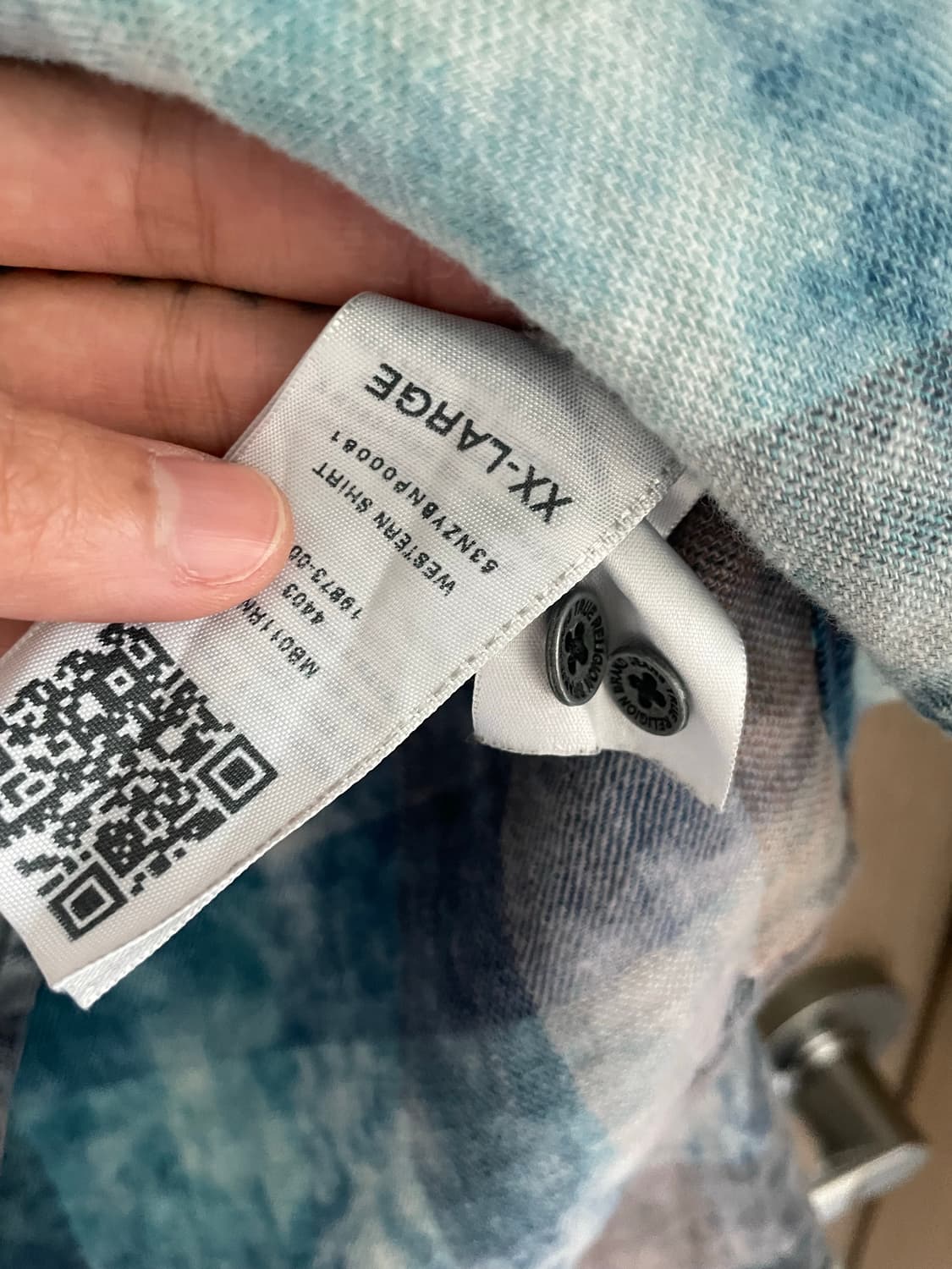 트루 릴리전 웨스턴 펑크 체크 셔츠 상품이미지5