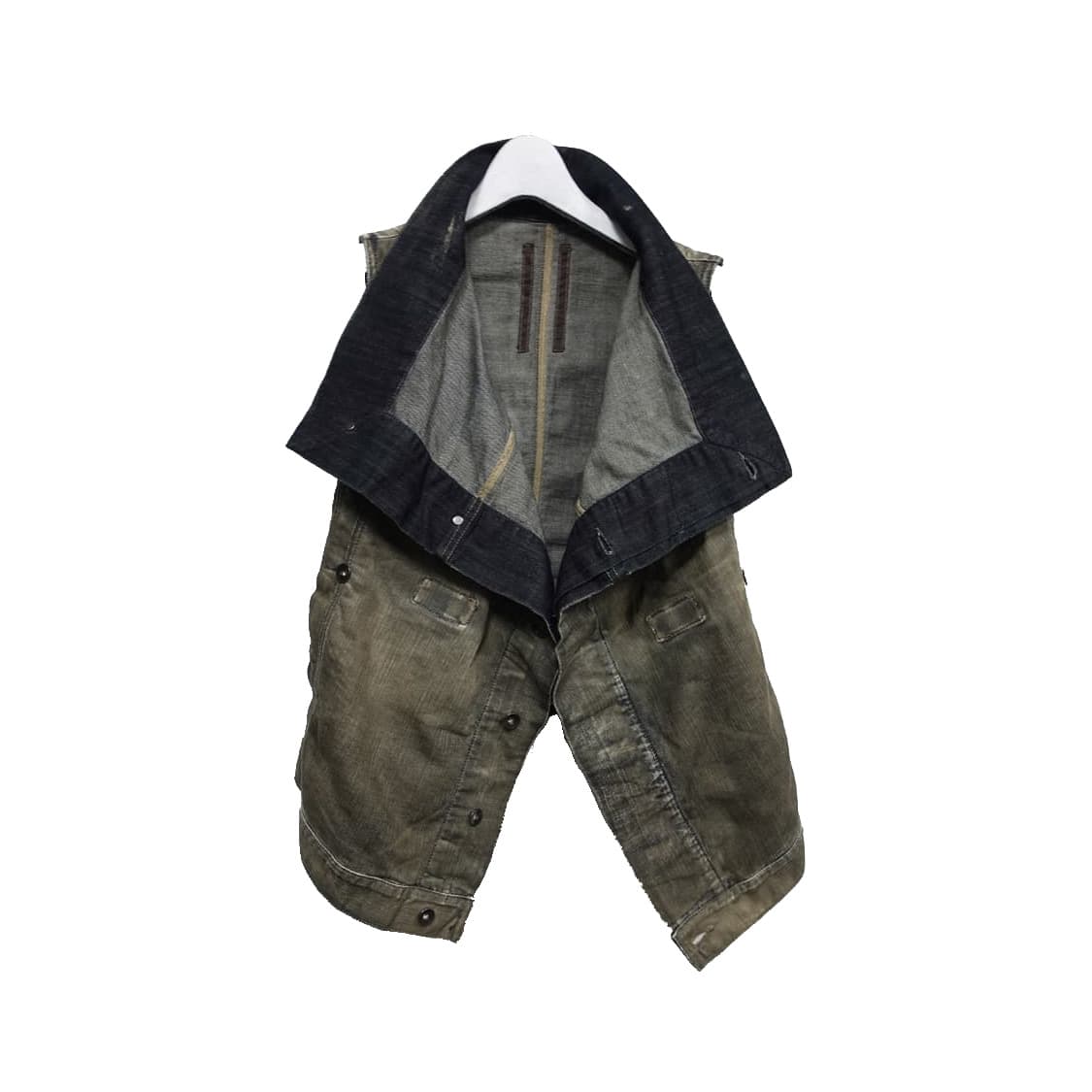 [XS] RICKOWENS 릭오웬스 다크쉐도우 더스티 데님베스트 상품이미지5