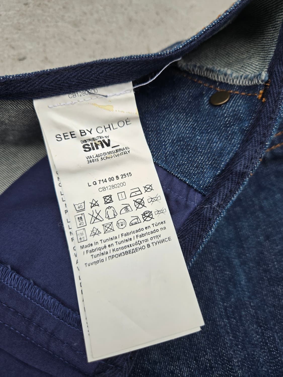 씨바이끌로에 데님 스커트 상품이미지8