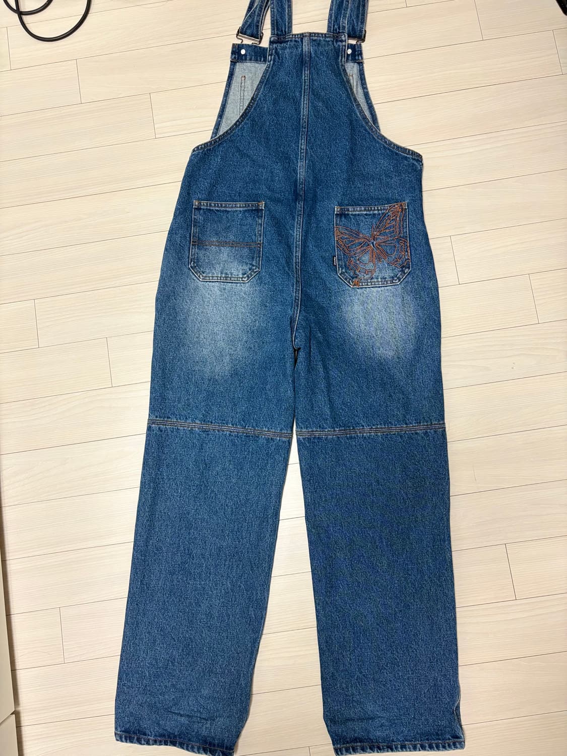 네스티팬시클럽 유쓰 데님 오버롤 (다크블루) 상품이미지9