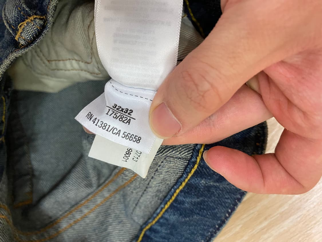 폴로 랄프로렌 페인트 데님 (32/32) 상품이미지4