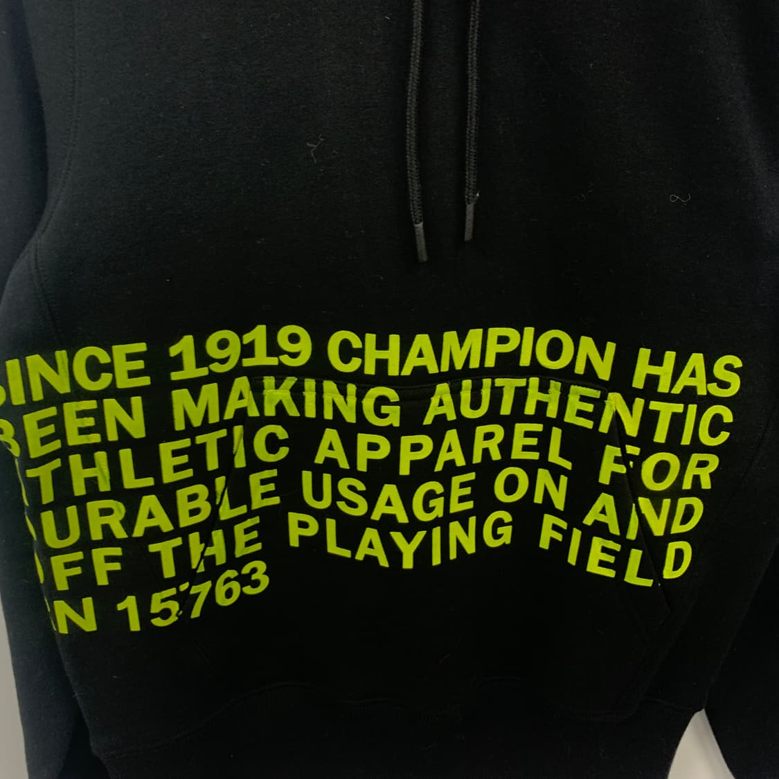 챔피온 스펠아웃 블랙 후드티 상품이미지5