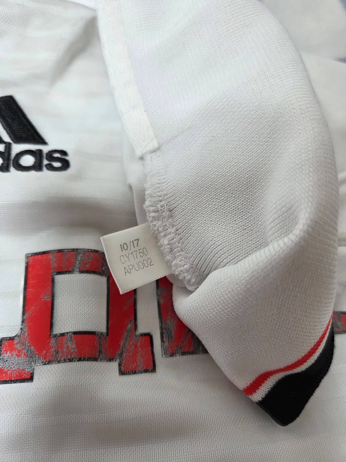 아디다스 GOSHA 고샤 루브친스키 콜라보 사커져지 카라티셔츠 화이트XL 상품이미지5