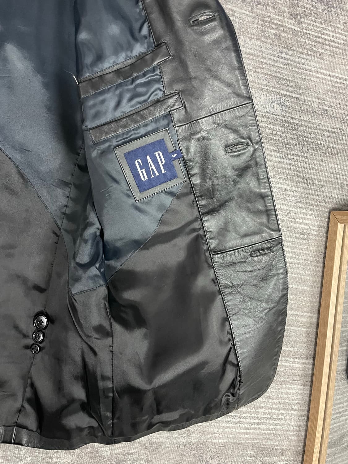 90s GAP 샘플버전 가죽자켓 상품이미지5