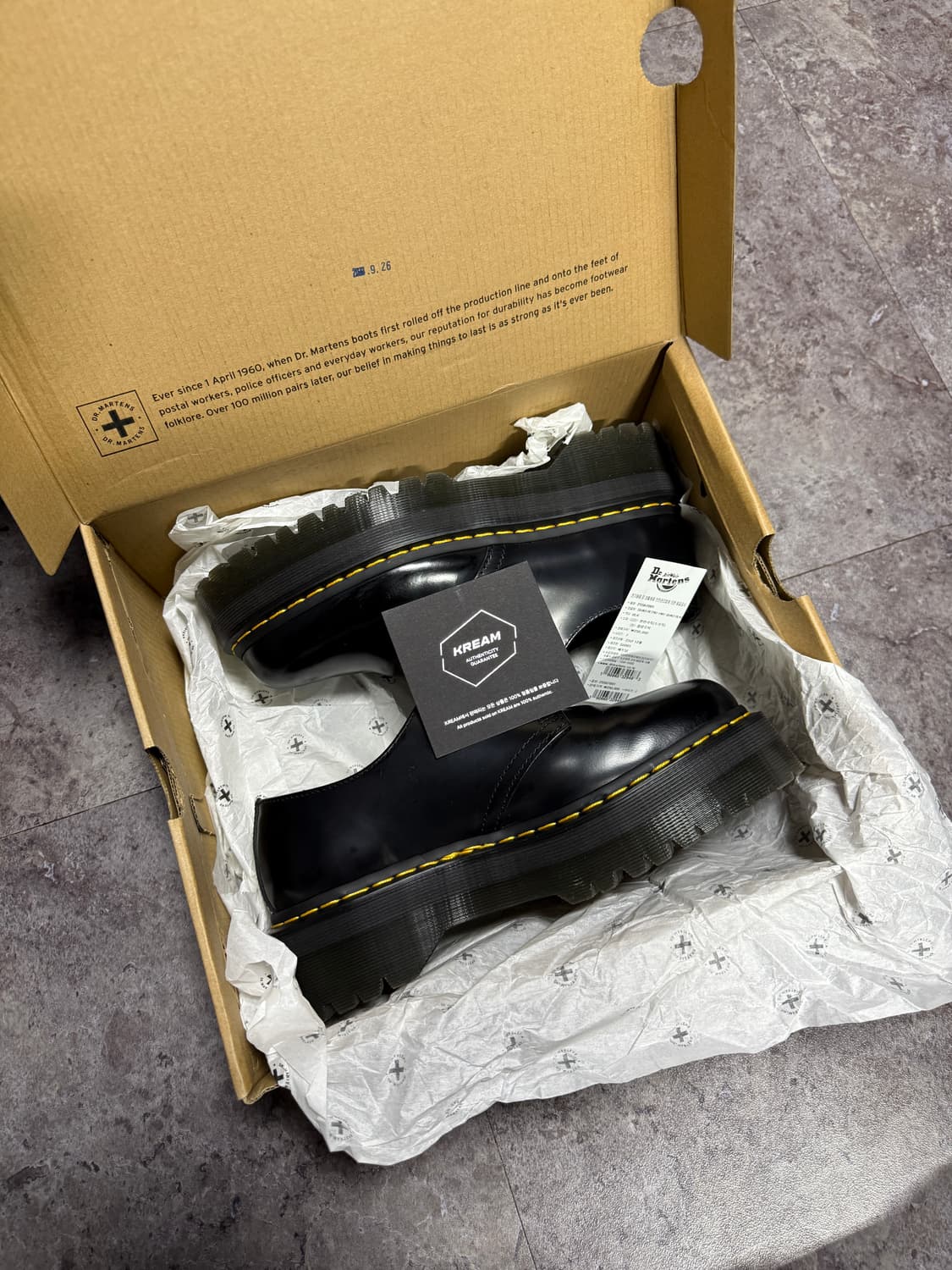 닥터마틴 1461 쿼드 260 새상품  상품이미지4