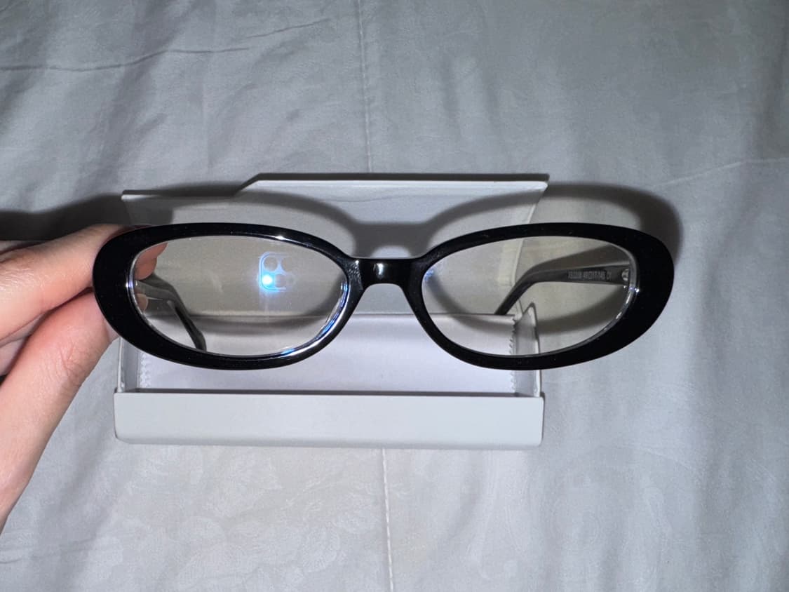 2000아카이브 안경 THAT GLASSES 02 블랙 상품이미지4