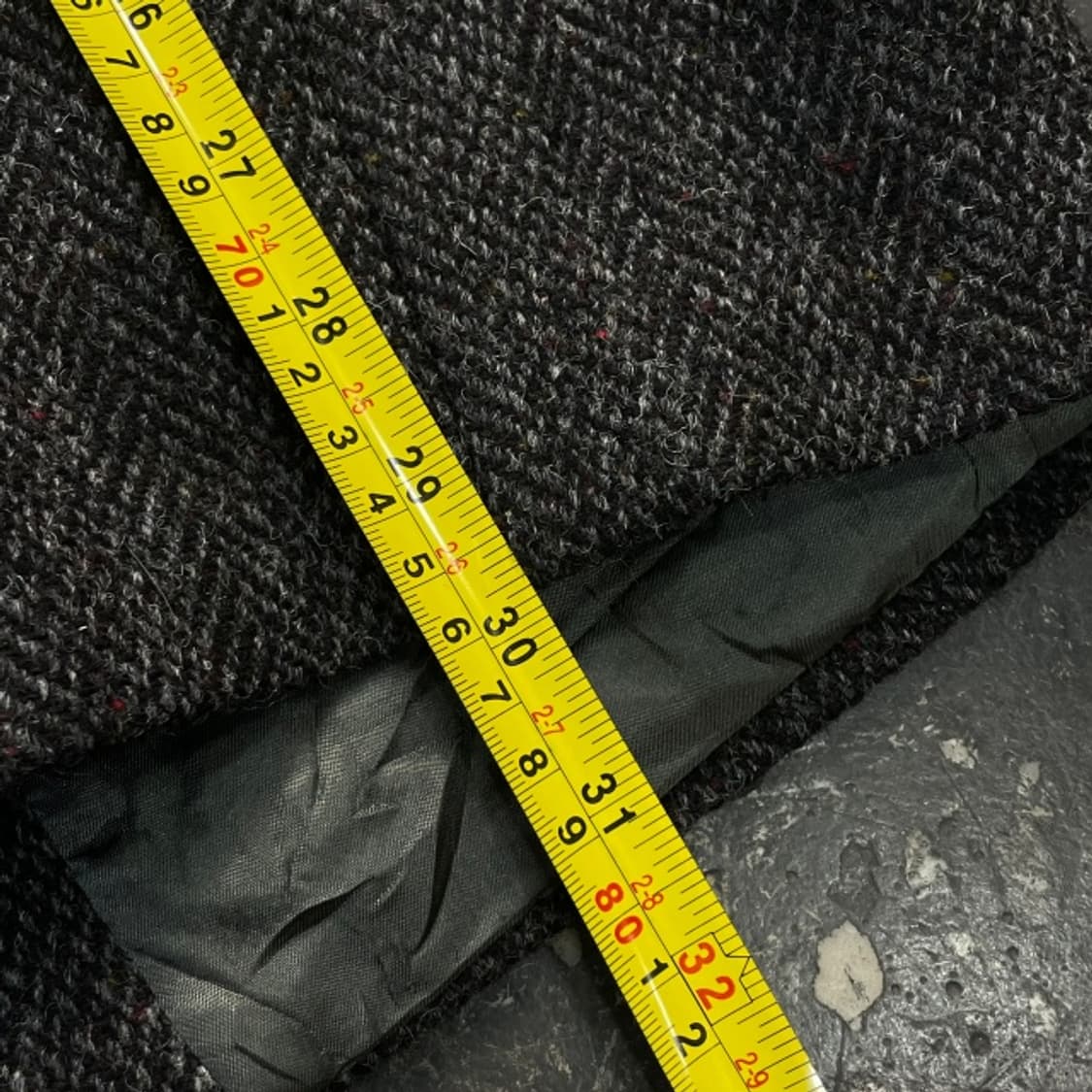 100 캐나다 빈티지 해리스 트위드 헤링본 블레이저 자켓  상품이미지9