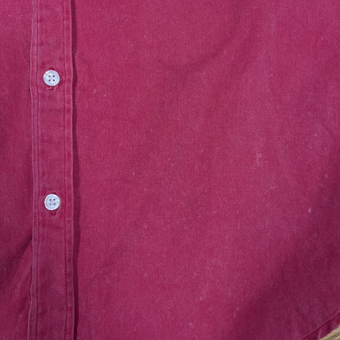 100 슈프림 레드 시그니처 옥스포드 피그먼트 셔츠 상품이미지7