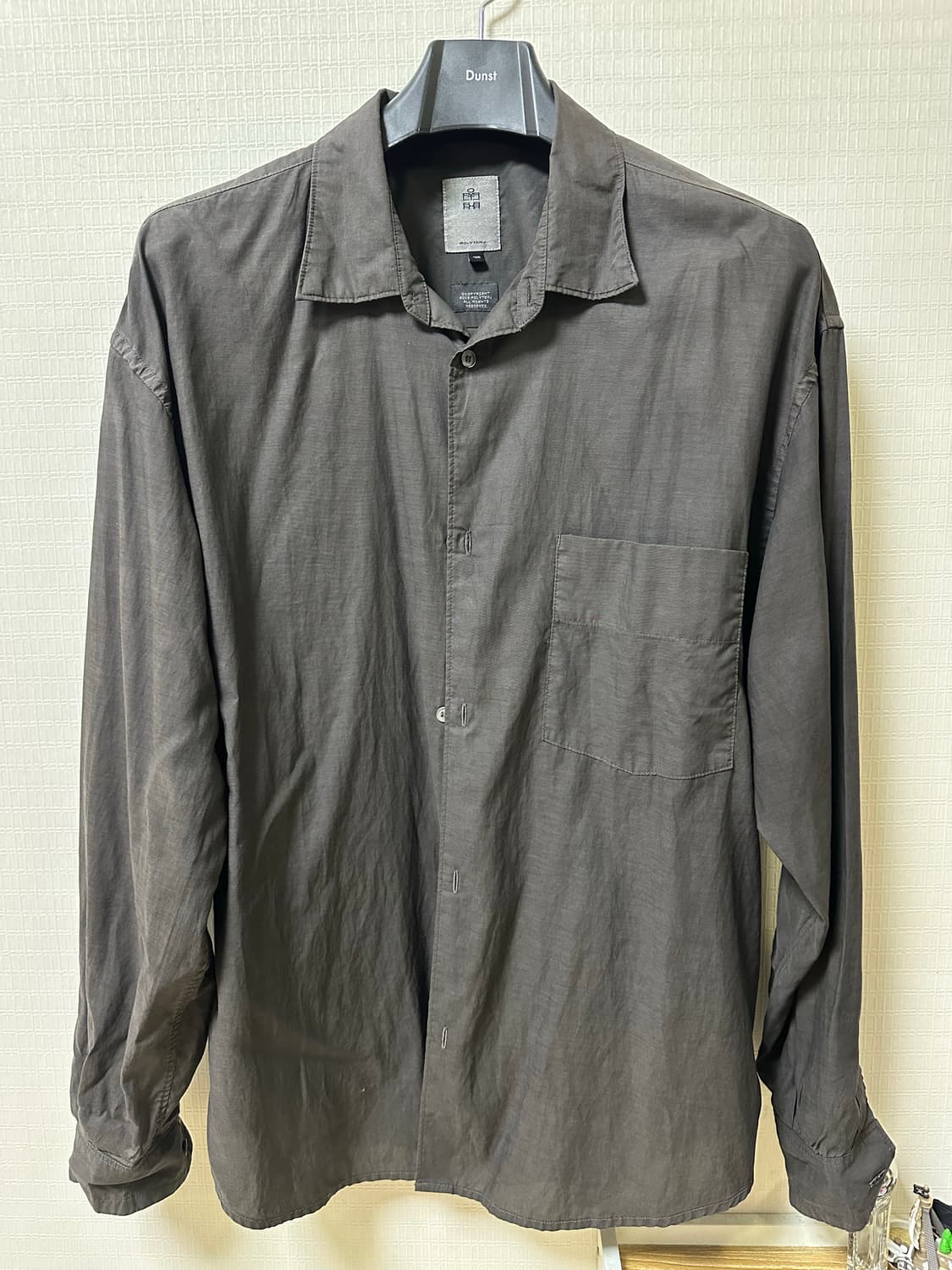 폴리테루 텐코 셔츠 차콜 3사이즈 상품이미지1