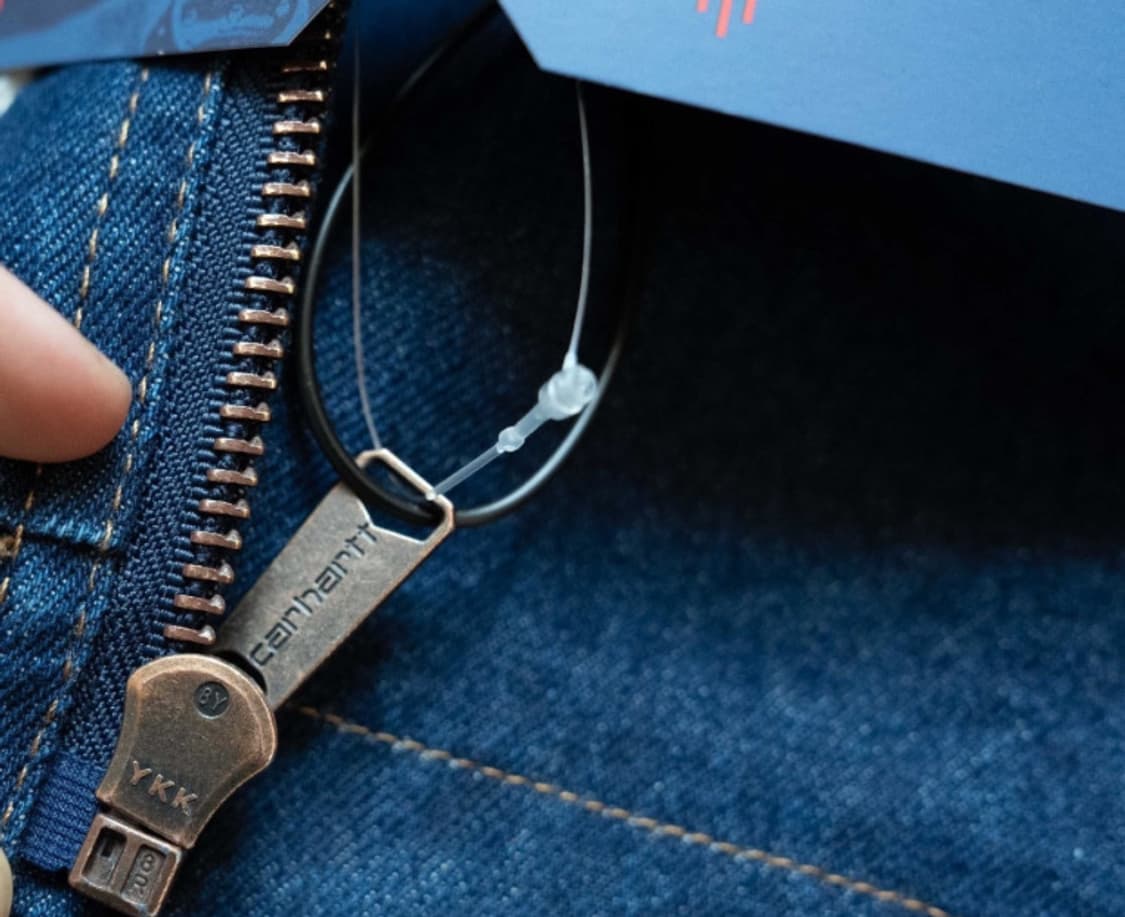 칼하트 지켓(Carhartt カバーオール ダークブルー/バーガンディ) 상품이미지5