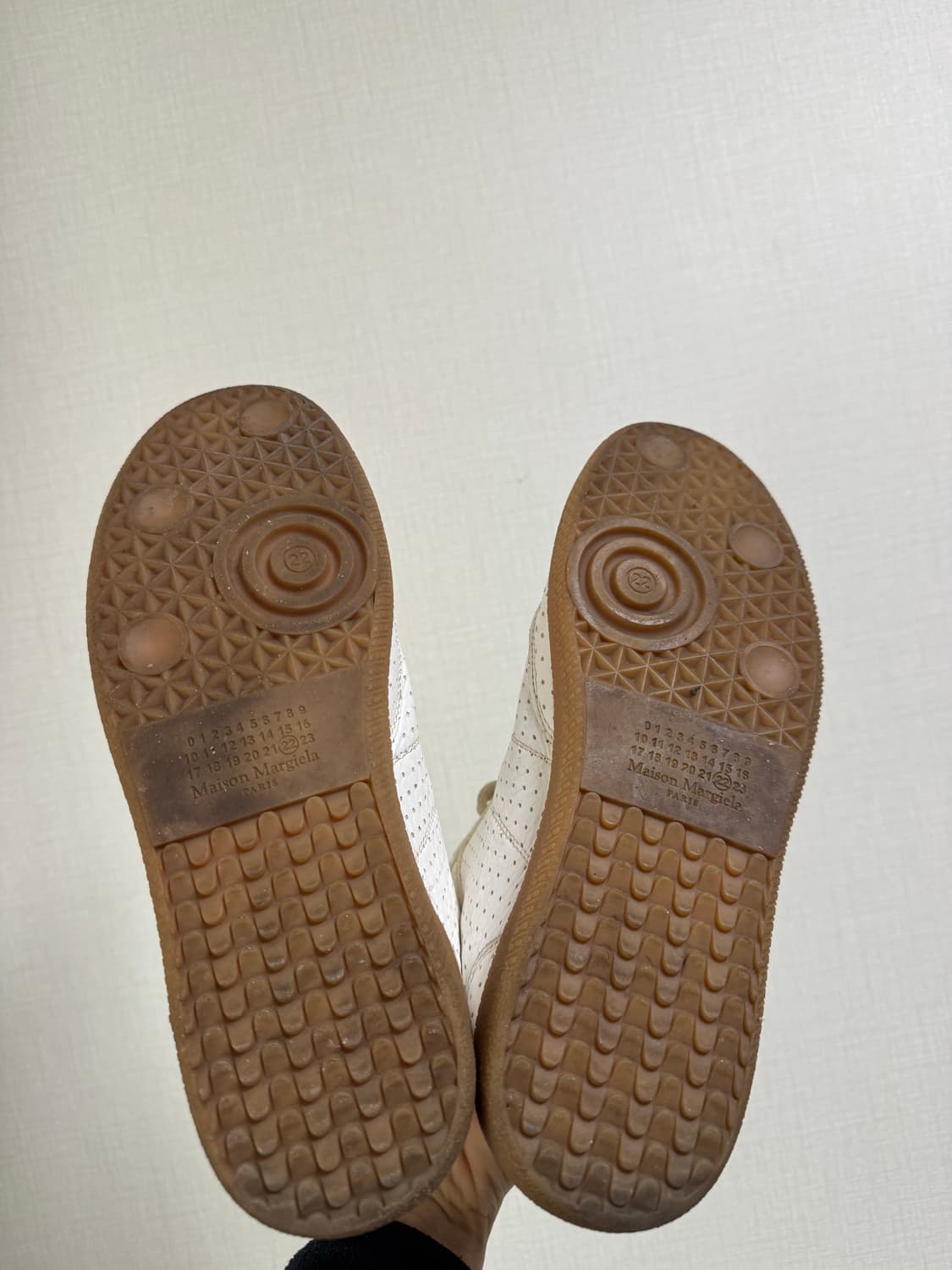 마르지엘라 펀칭 레더 하이탑 상품이미지5