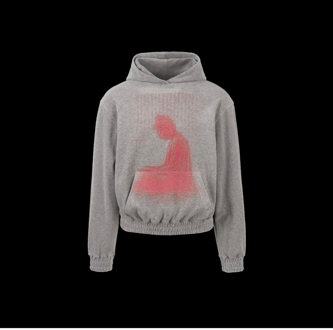 emostanceclub FRENCH TERRY BUDDHA 후드 구매 상품이미지1