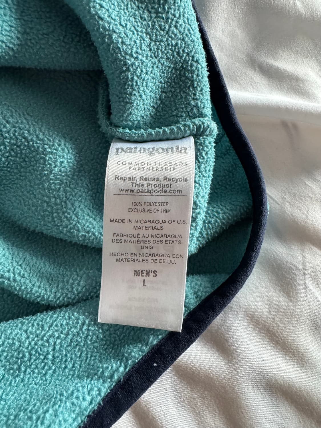 [L] 파타고니아 신칠라 민트네이비 상품이미지5