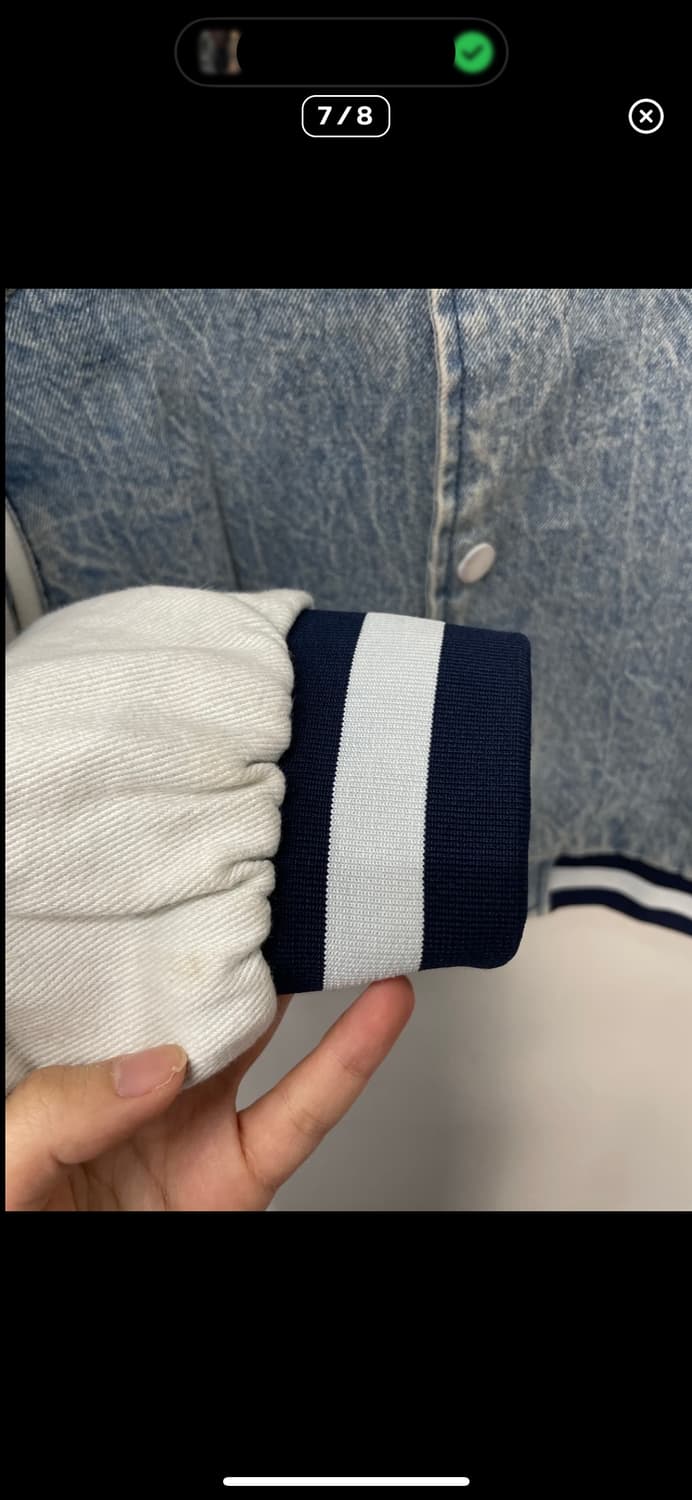 LA 다저스 데님 바시티 자켓 A2836 상품이미지7