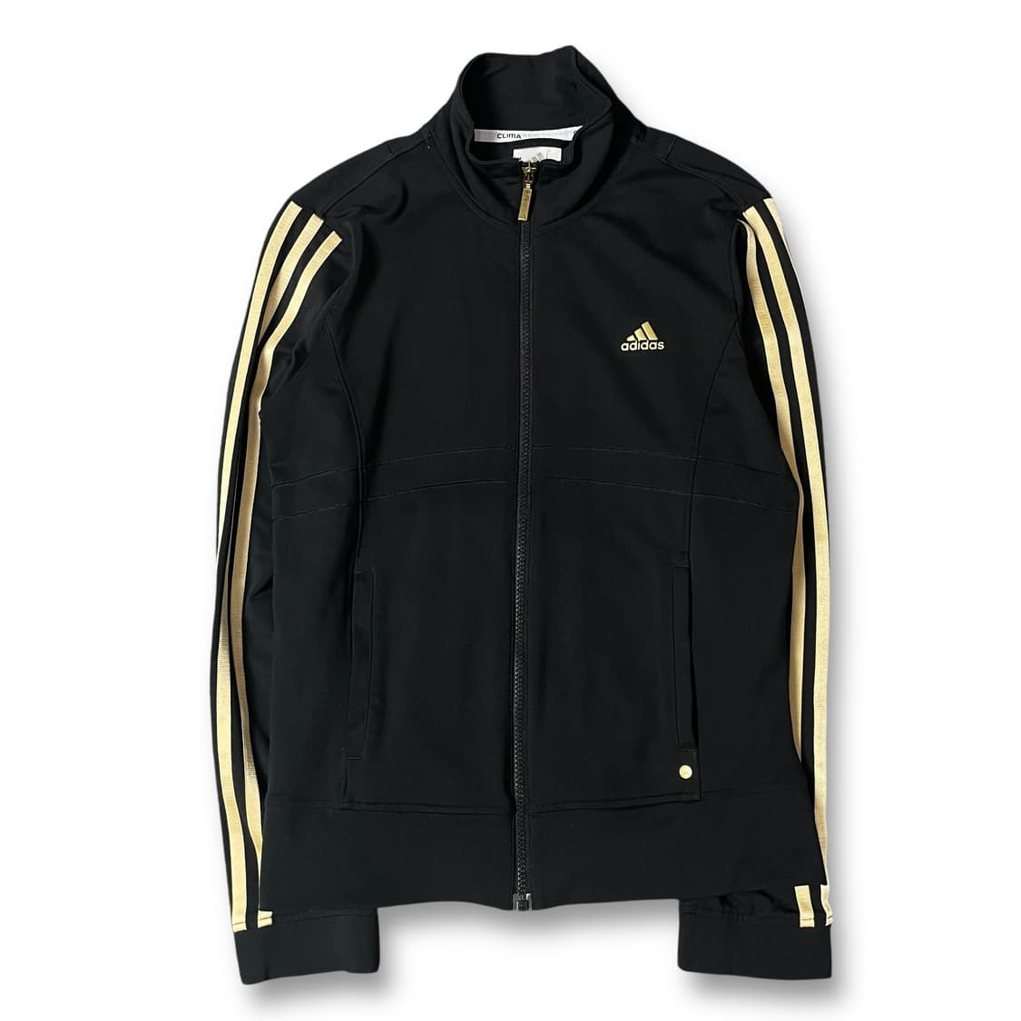 아디다스 블랙 골드 삼선 트랙탑 져지 90 상품이미지1